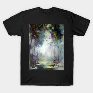 Wetland In The Mist T-Shirt